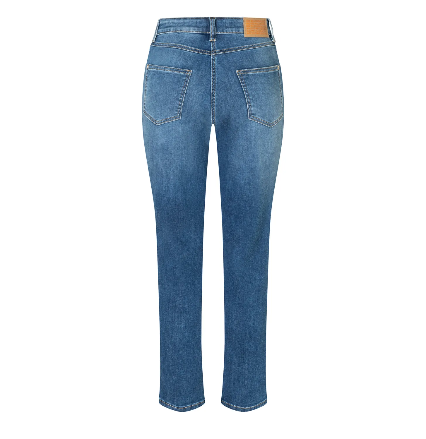 MAC Melanie 5040-90-0387 straight jeans mellemblå stretch