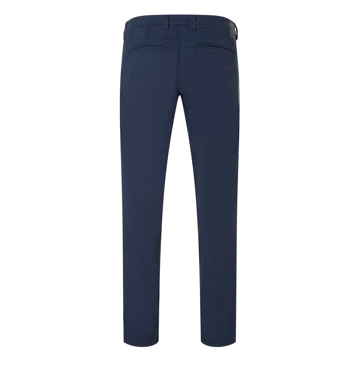 MAC Lennox modern fit chino blå printet twill