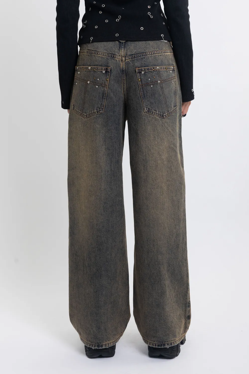 THE RAGGED PRIEST Shrapnel Dirty Wash baggy jeans nitter