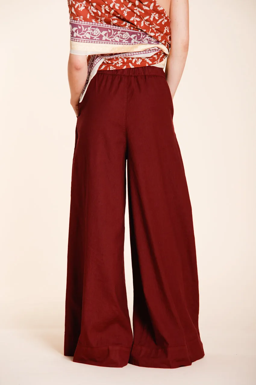 Mason's Portofino chino joggerbukser bordeaux wide