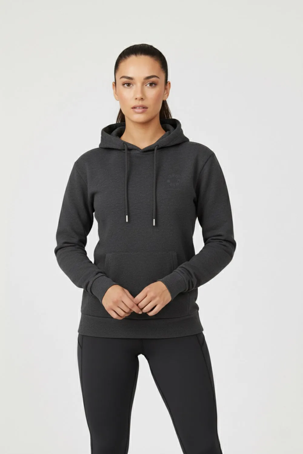 Organsk The Classic Organic hoodie grå oversize økologisk