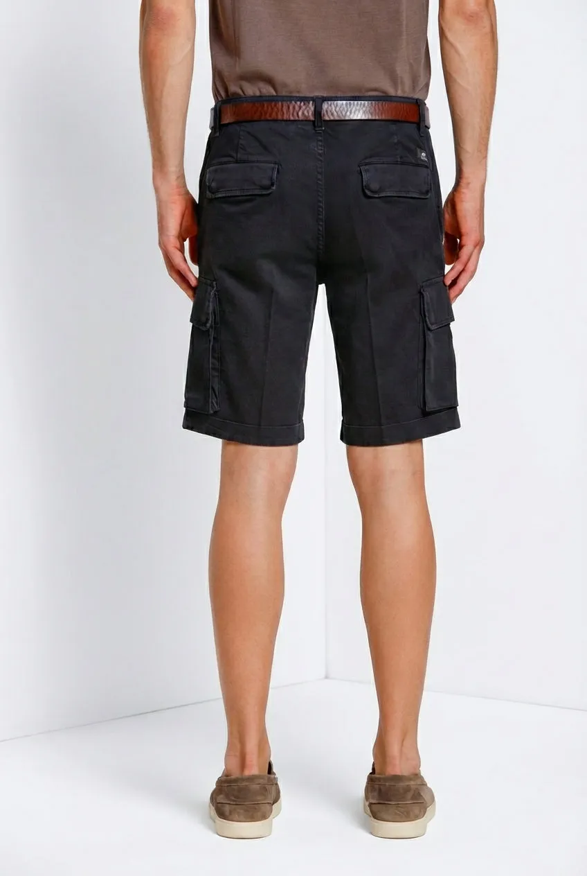 Mason's Chile cargos shorts mørkeblå slim fit