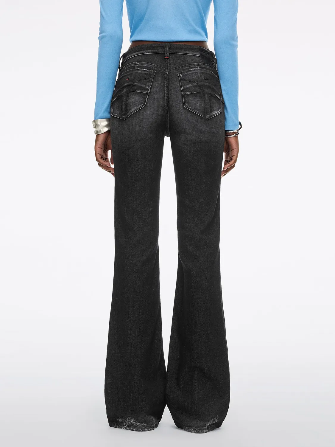 Miss Sixty Magic Plus flare jeans Black Fog stretch