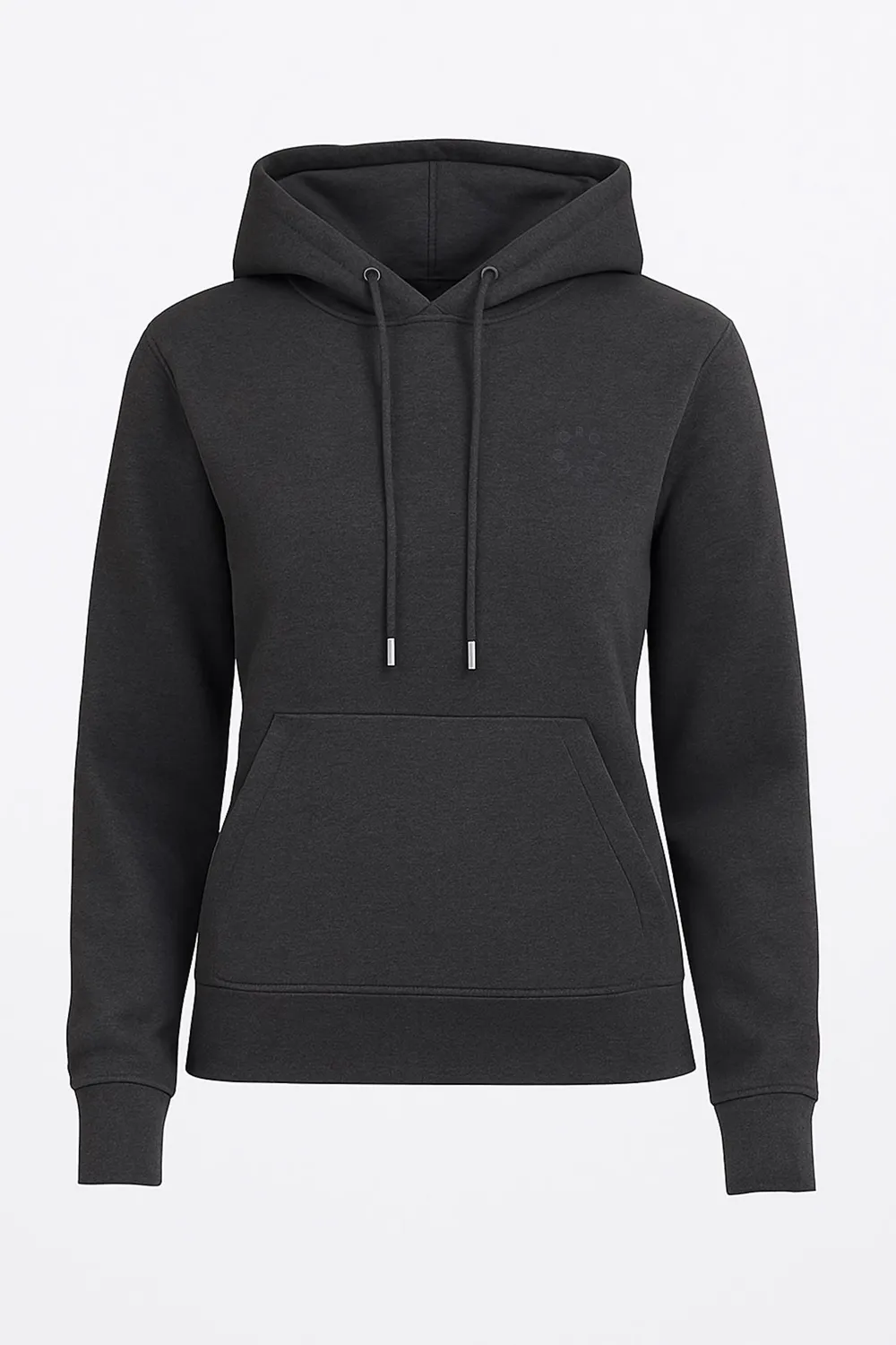 Organsk The Classic Organic hoodie grå oversize økologisk