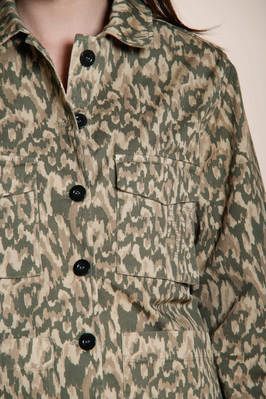 Mason's Santa Cruz jakke smørgul camouflage dame