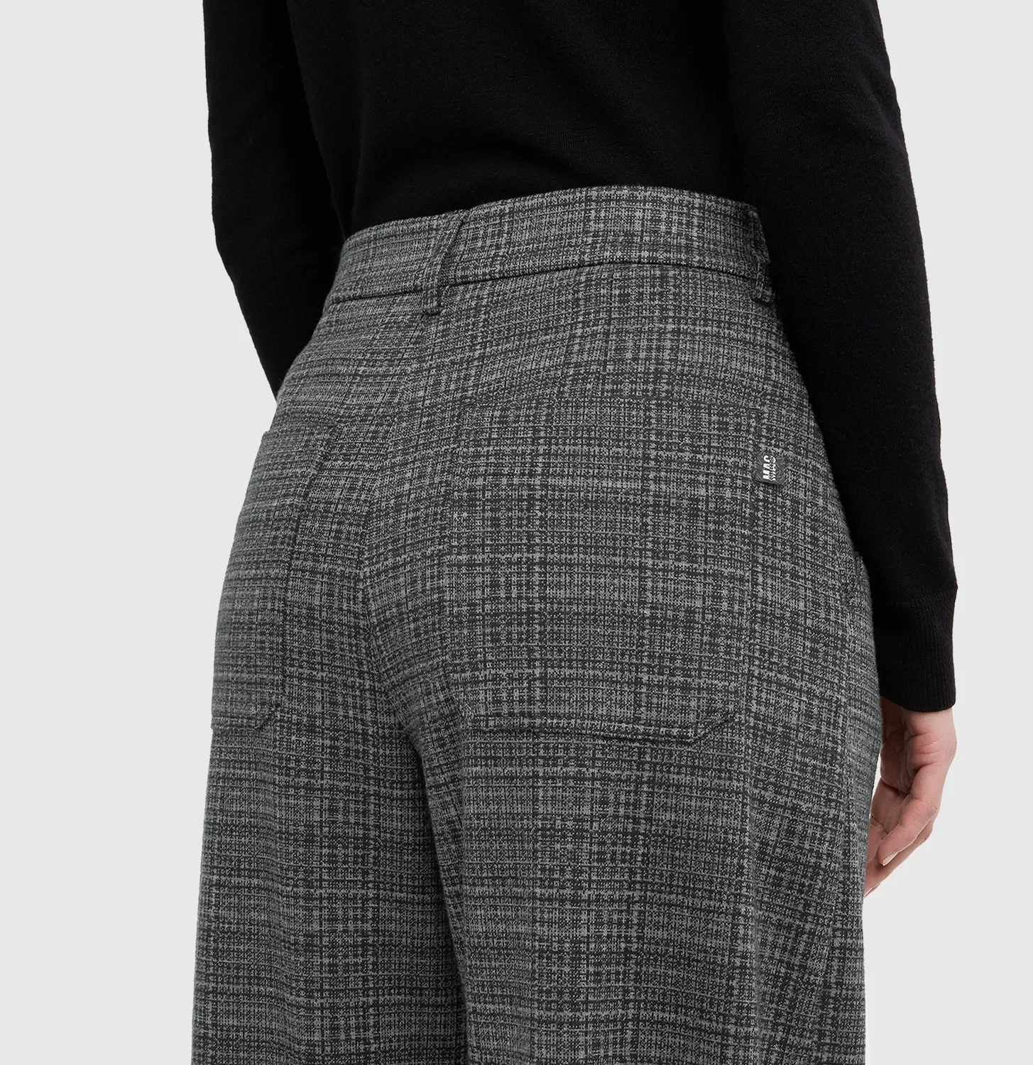 MAC Tilda 3479-00-0114 jerseybukser grå relaxed fit