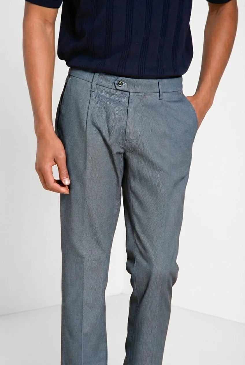 Mason's Torino 1 Pinces Flex chinos lyseblå slim