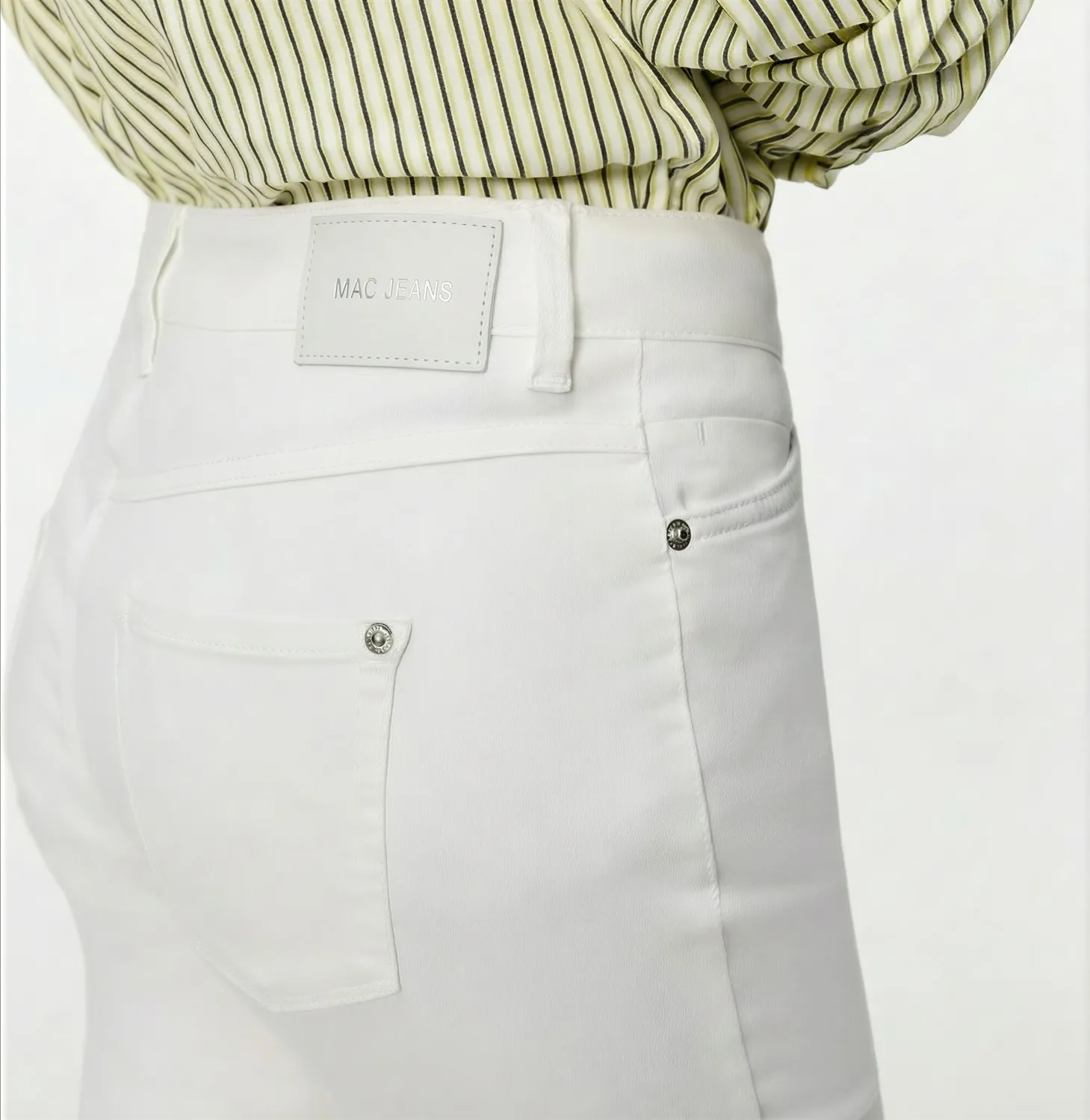 MAC Dream Summer jeans hvid slim fit