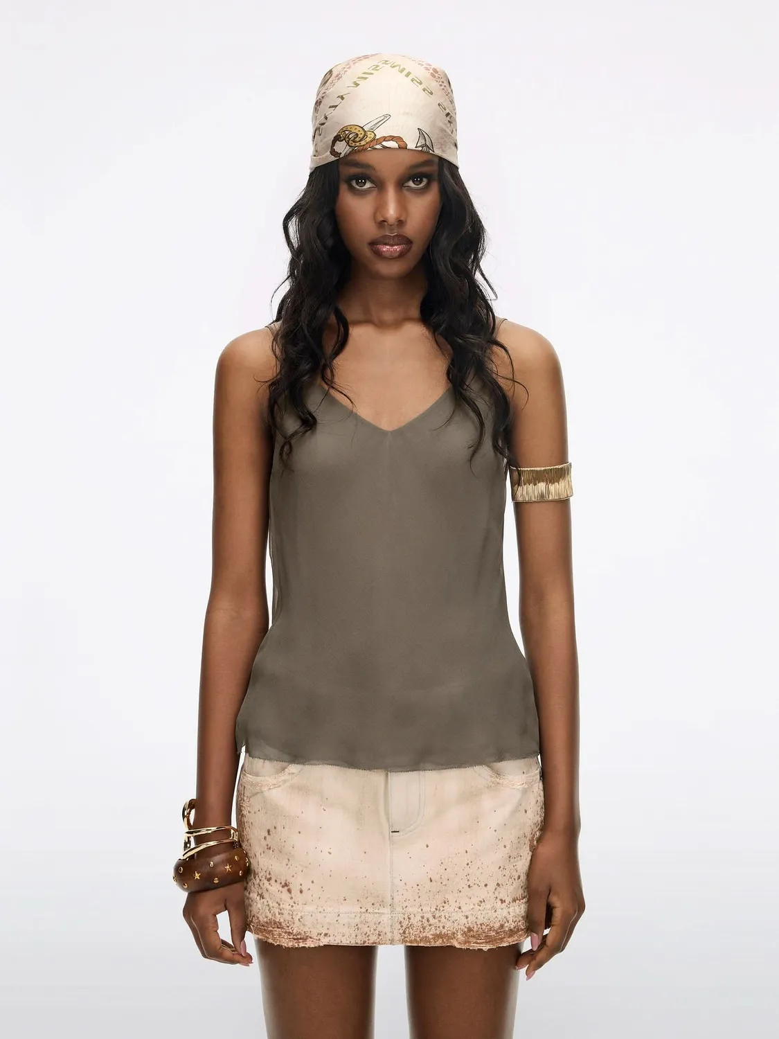 Miss Sixty Camisole top silketop rød XS