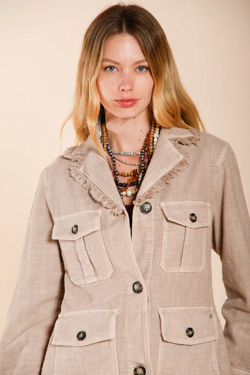 Mason's Santa Barbara jakke beige natté
