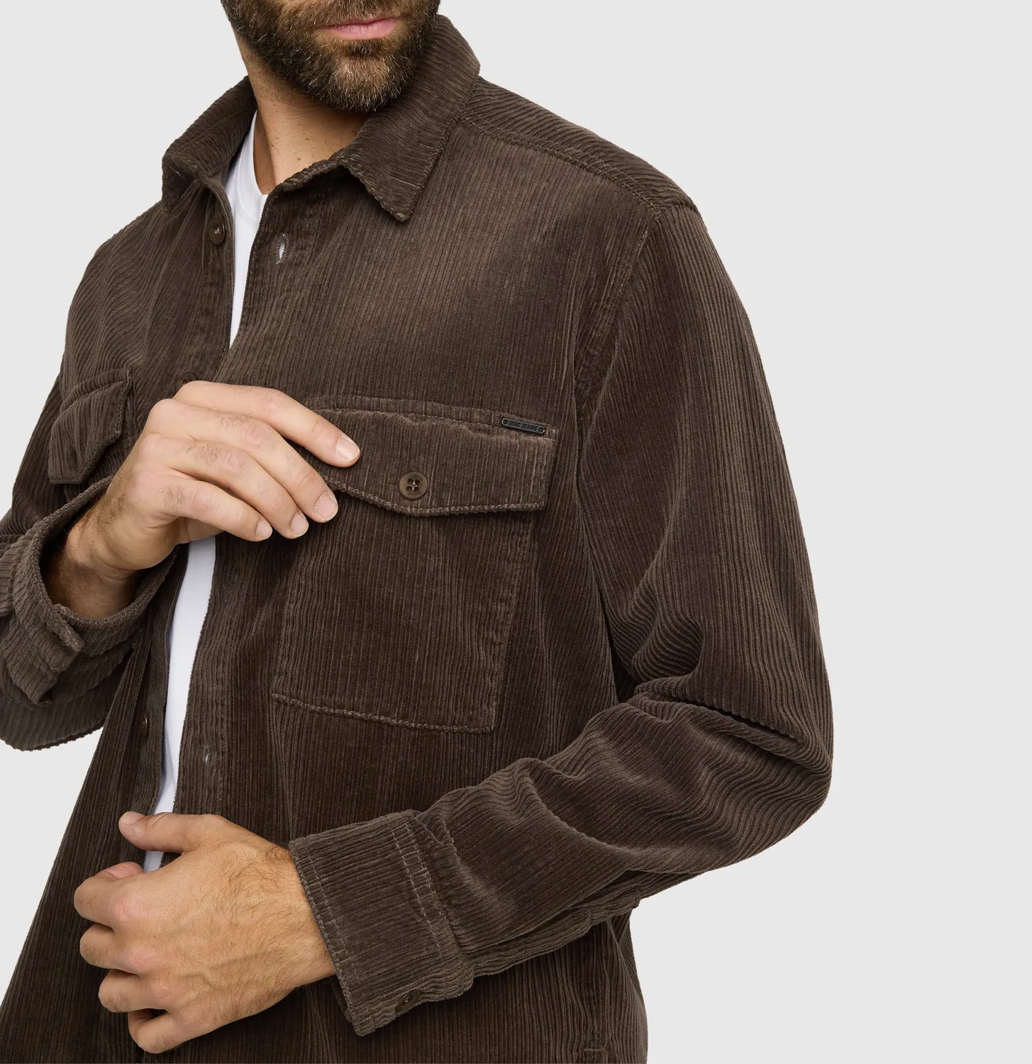 MAC Overjacket 0202 overskjorte brun cord