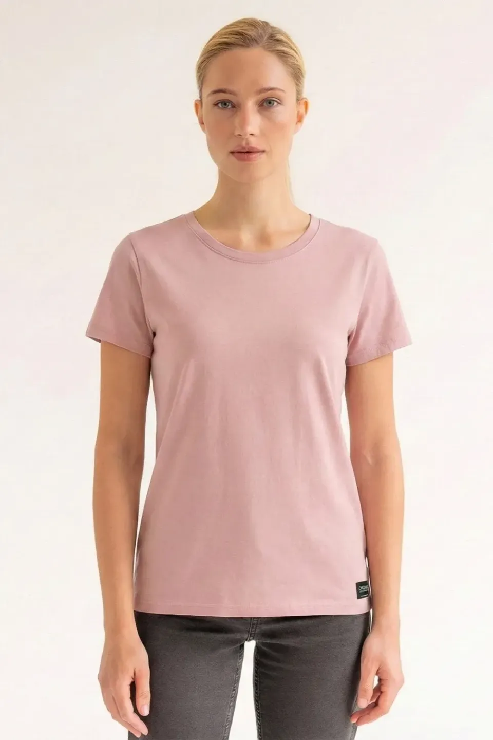 Organsk Classic t-shirt pink økologisk bomuld
