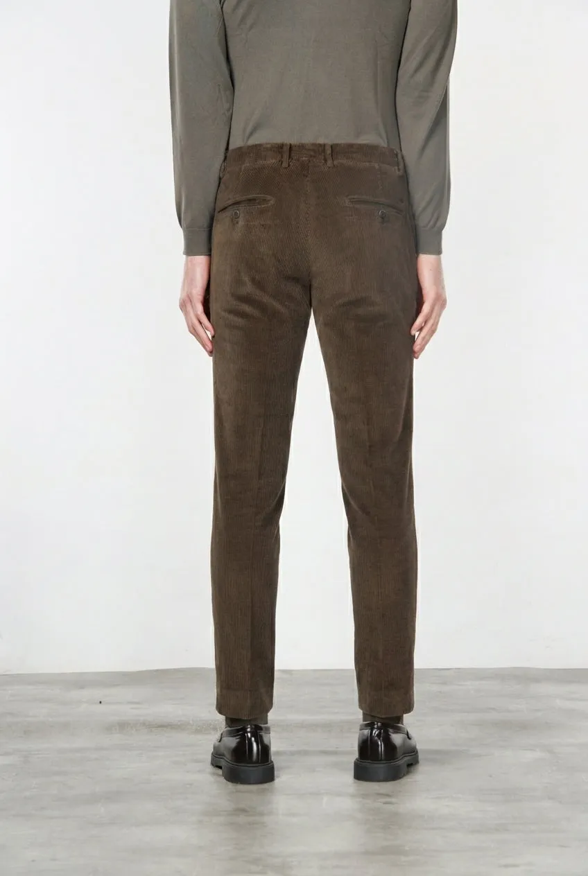 Mason's Milano chinos brun fløjl extra slim
