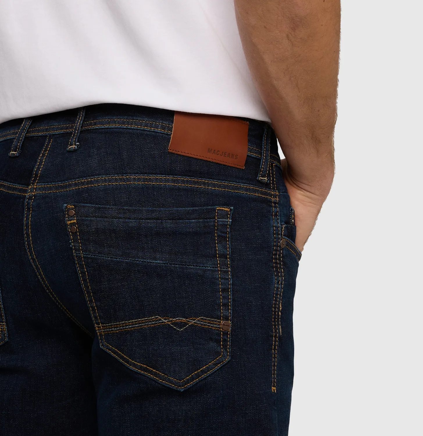 MAC Ben jeans regular fit mørkeblå authentic