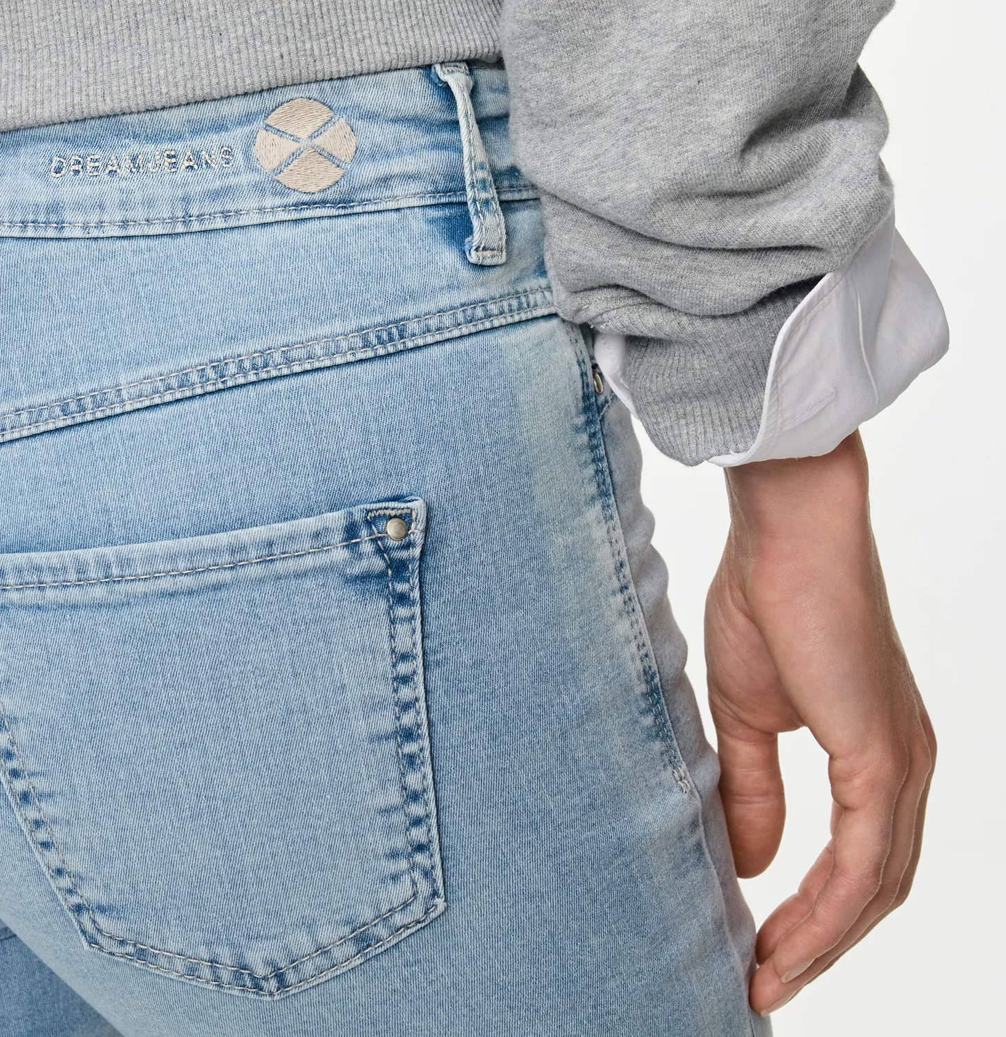MAC Dream 5401 jeans mellemblå straight fit
