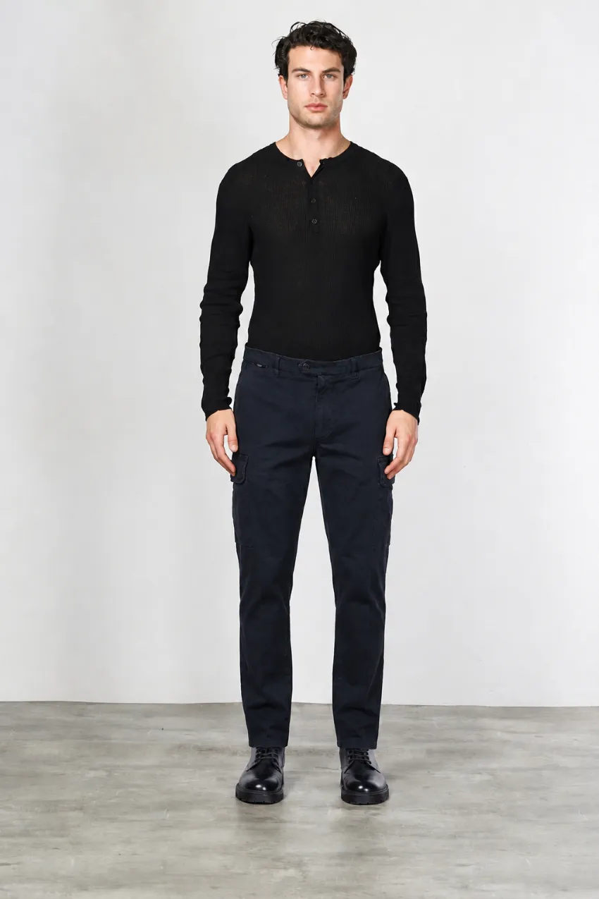 Mason's Chile cargobukser navy carrot – gabardine