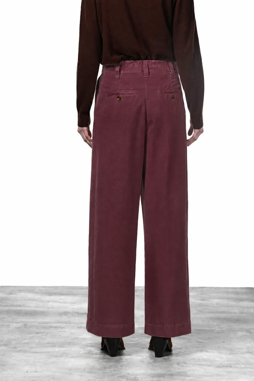 Mason's New York Wide Elax chinos bordeaux
