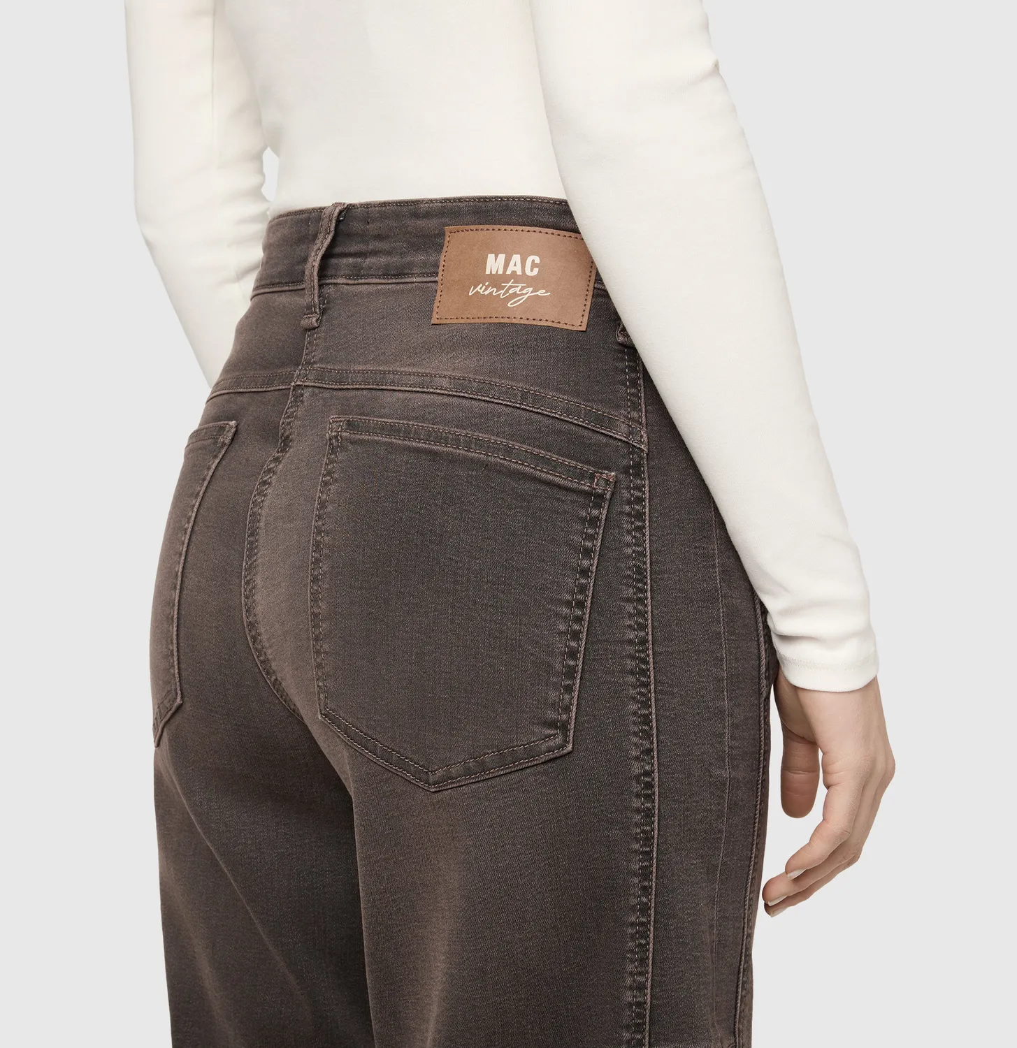 MAC Ohio Barrel 3126 jeans brun loose barrel fit