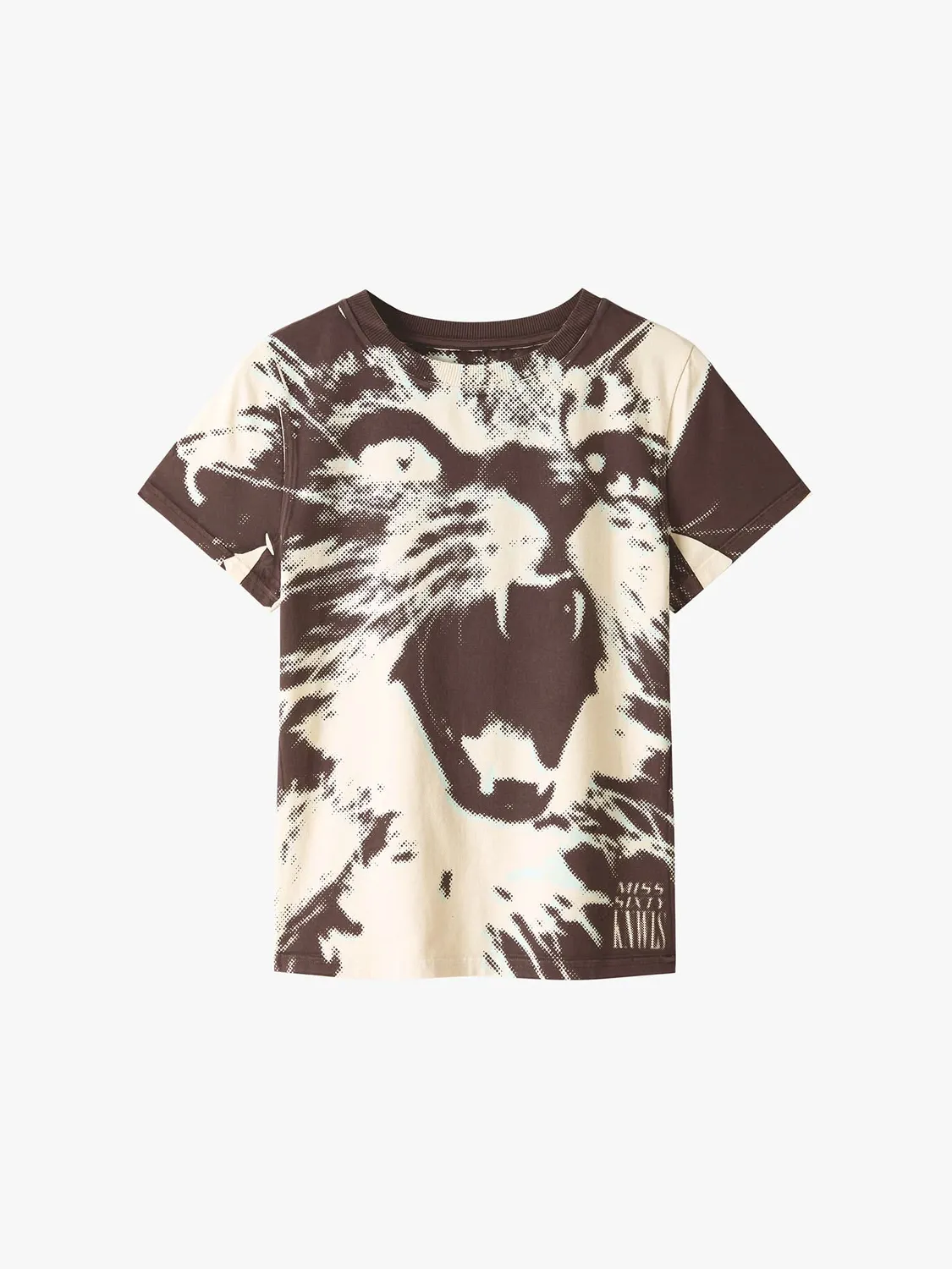 Miss Sixty x Knwls T-shirt abrikos slim fit