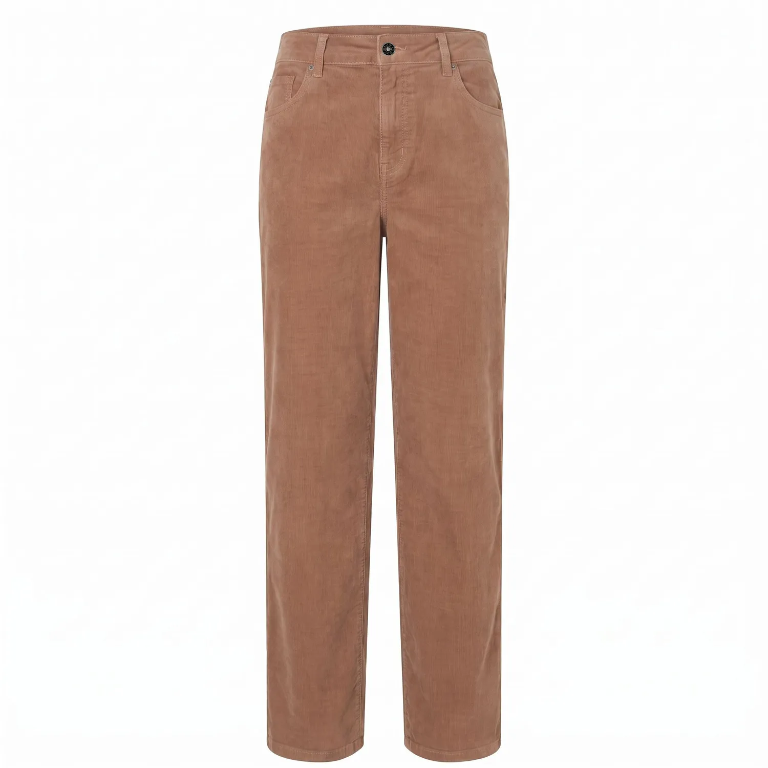 MAC Gracia feminin fit cordbukser brun babycord