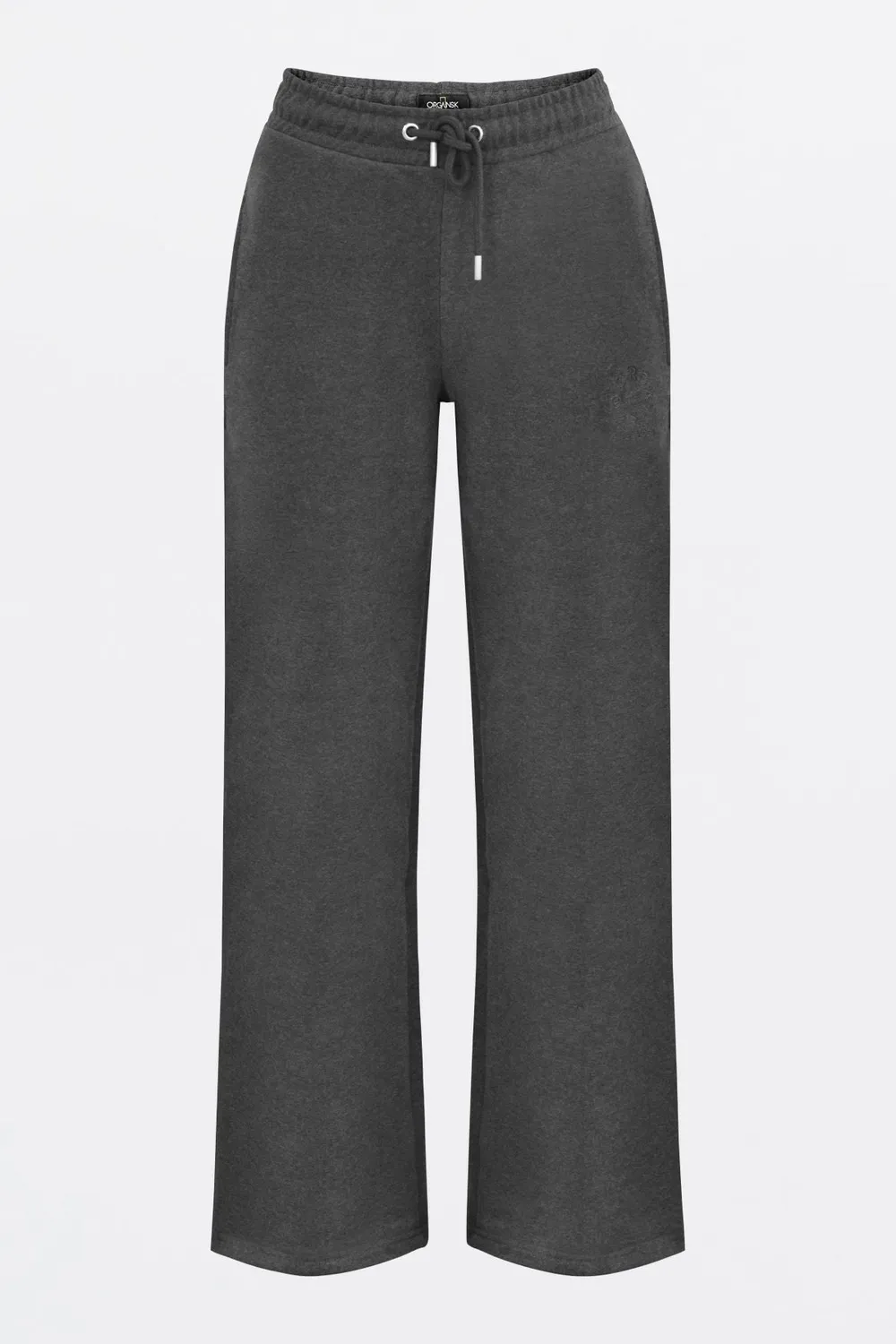 Organsk Wide-Leg sweatpants grå økologisk