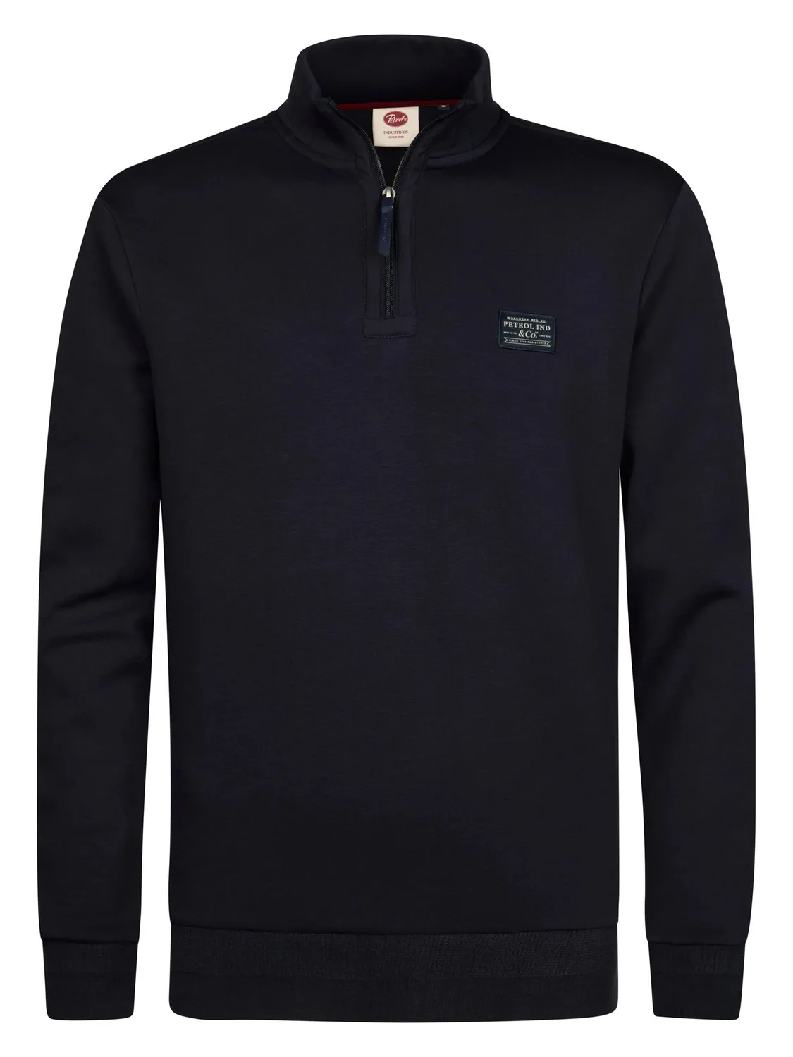 Petrol Industries Steelcore sweater med kort lynlås