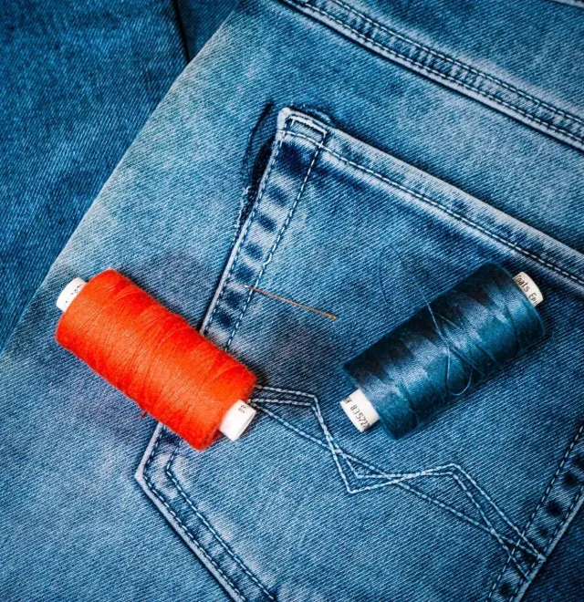 MAC reparation jeans syning af rift slidt denim