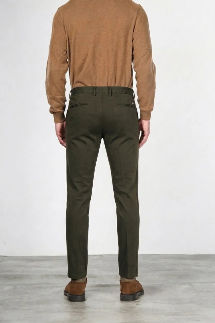 Mason's Torino Flex chino bukser skovgrøn slim fit