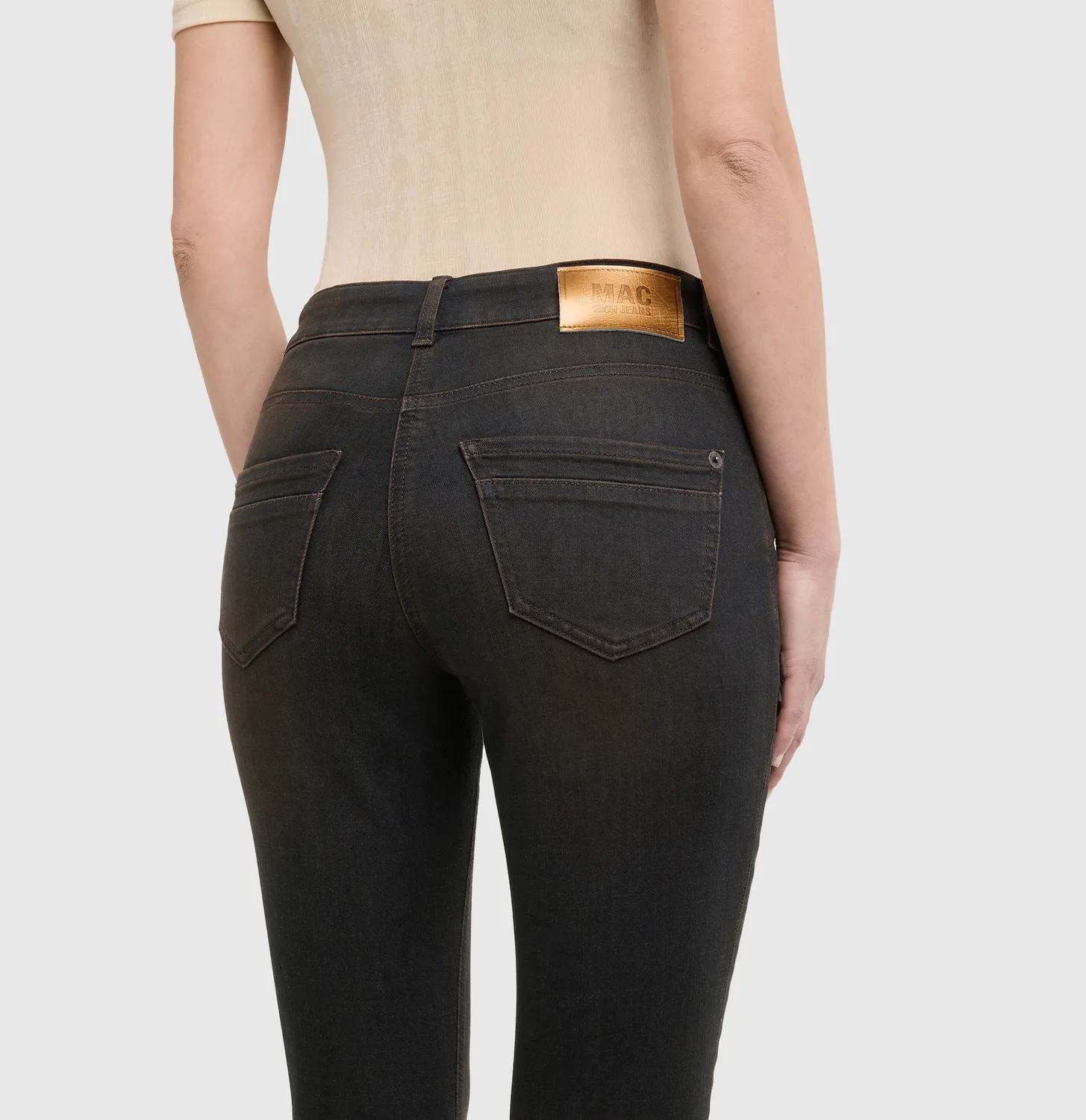 MAC Rich Slim 5904 jeans sort slim fit let denim