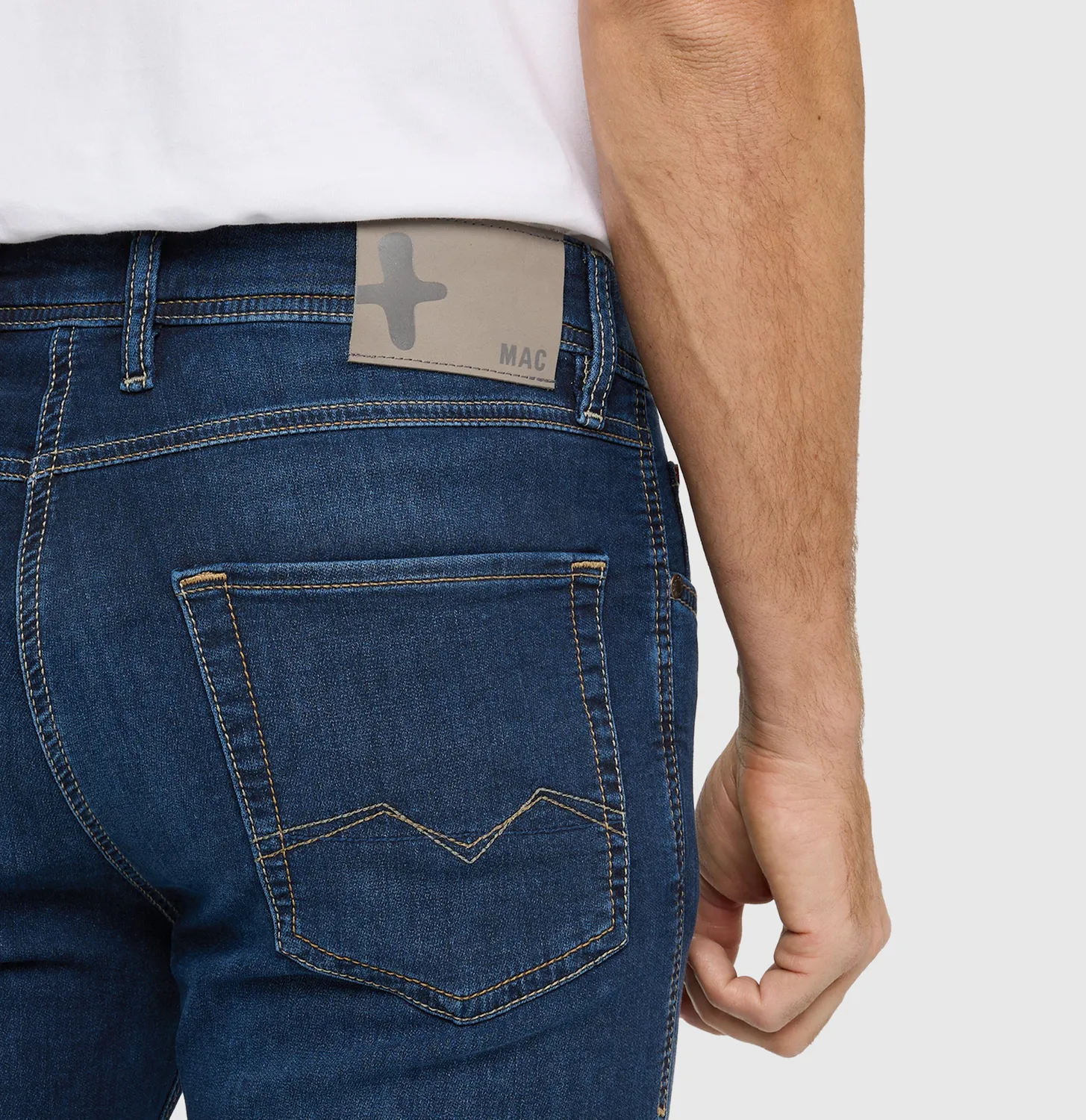 MAC Jog'n jeans mørkeblå Modern Fit sweatdenim