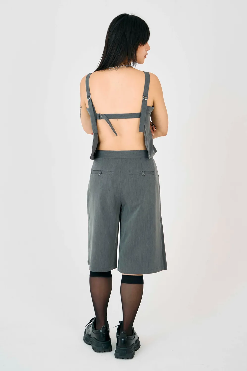 The Ragged Priest Tailor Cami Top grå bagløs