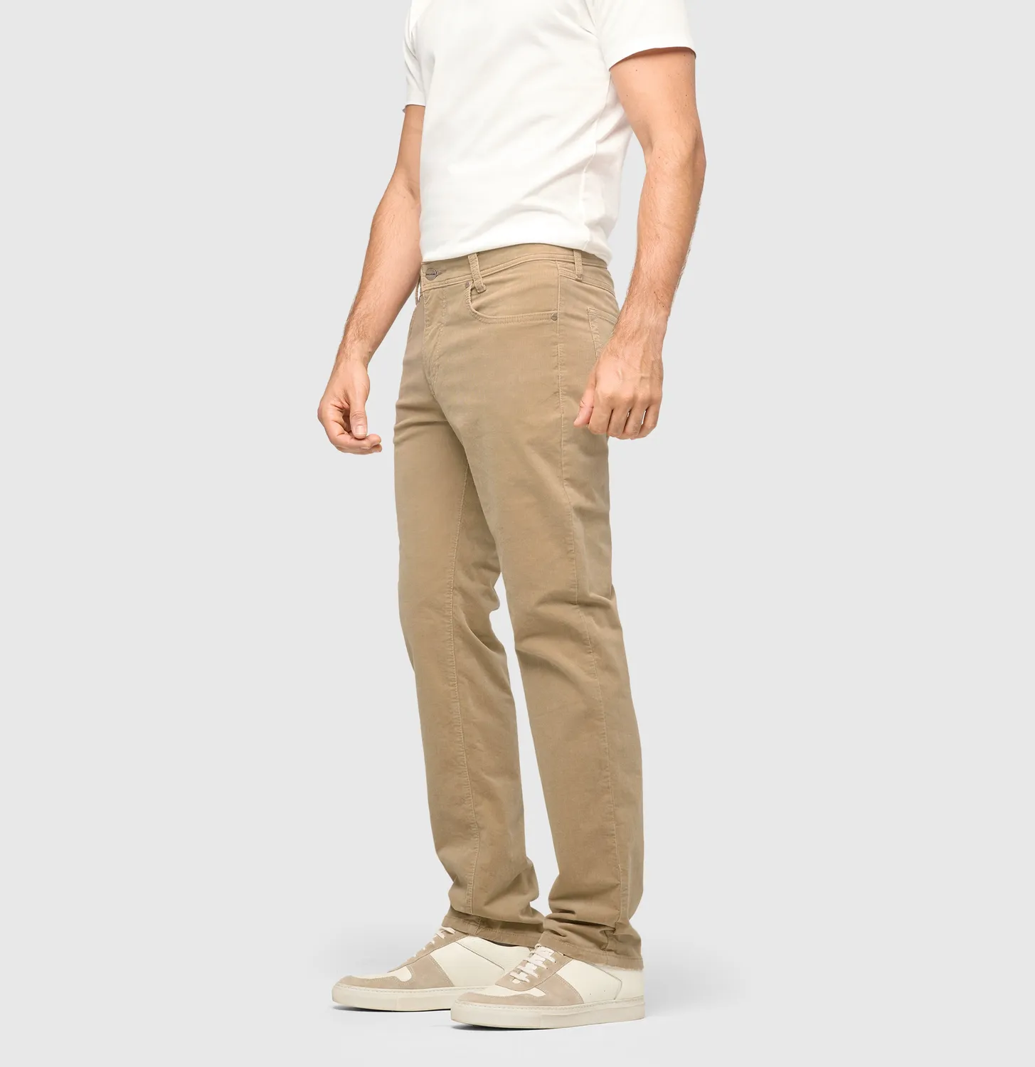 MAC Arne 0628 fløjlsbukser brun modern fit