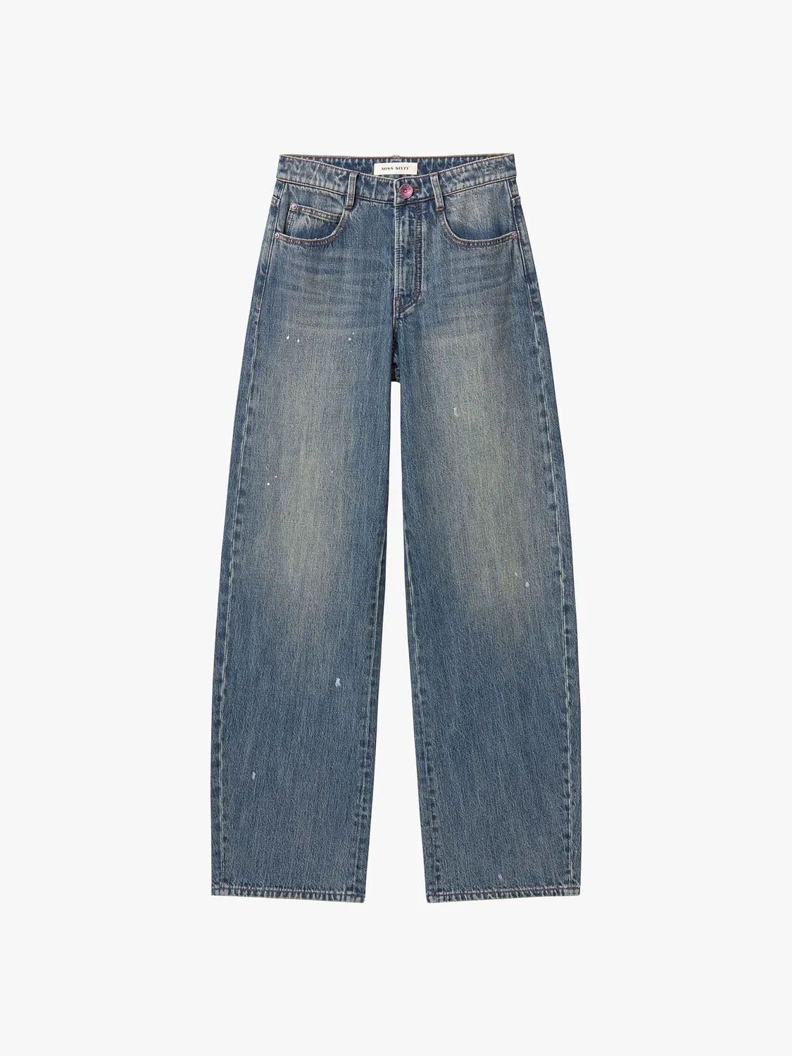 Miss Sixty Bow-Detail Barrel Jeans middle blue