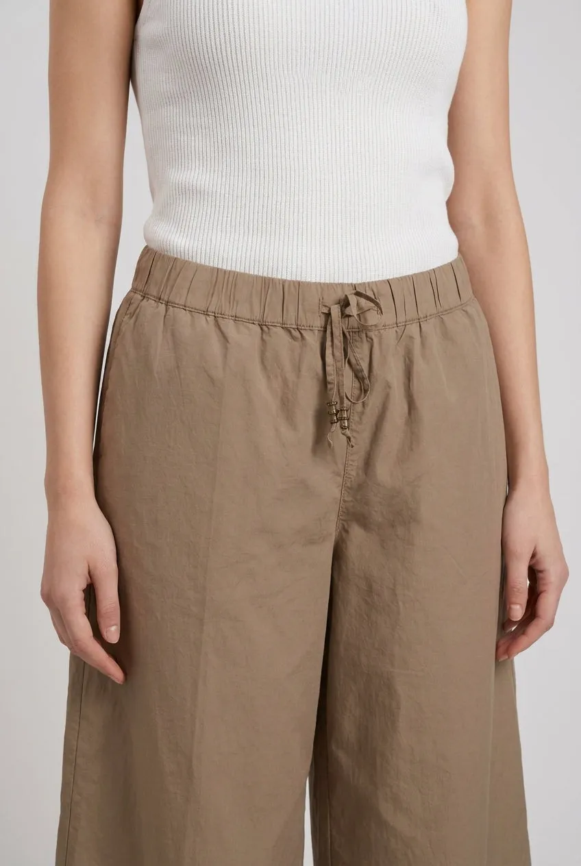 Mason's Portofino Cropped jogger mørk beige