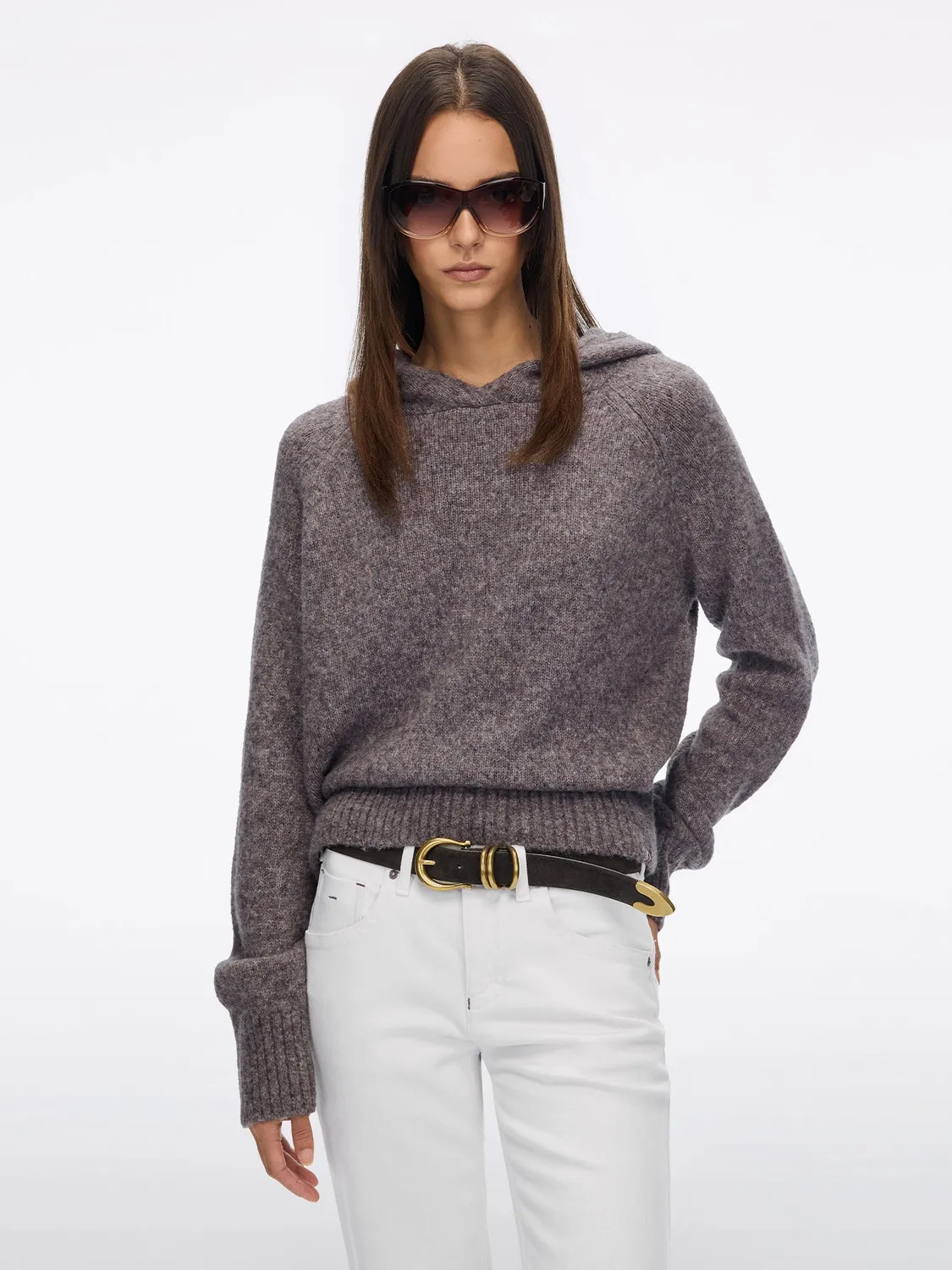 Miss Sixty Suede bælte mørkebrun ruskind