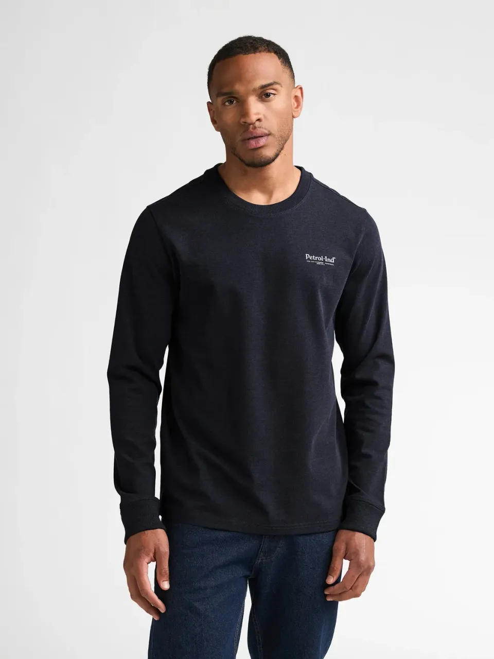 Petrol Industries Porter langærmet t-shirt brystprint