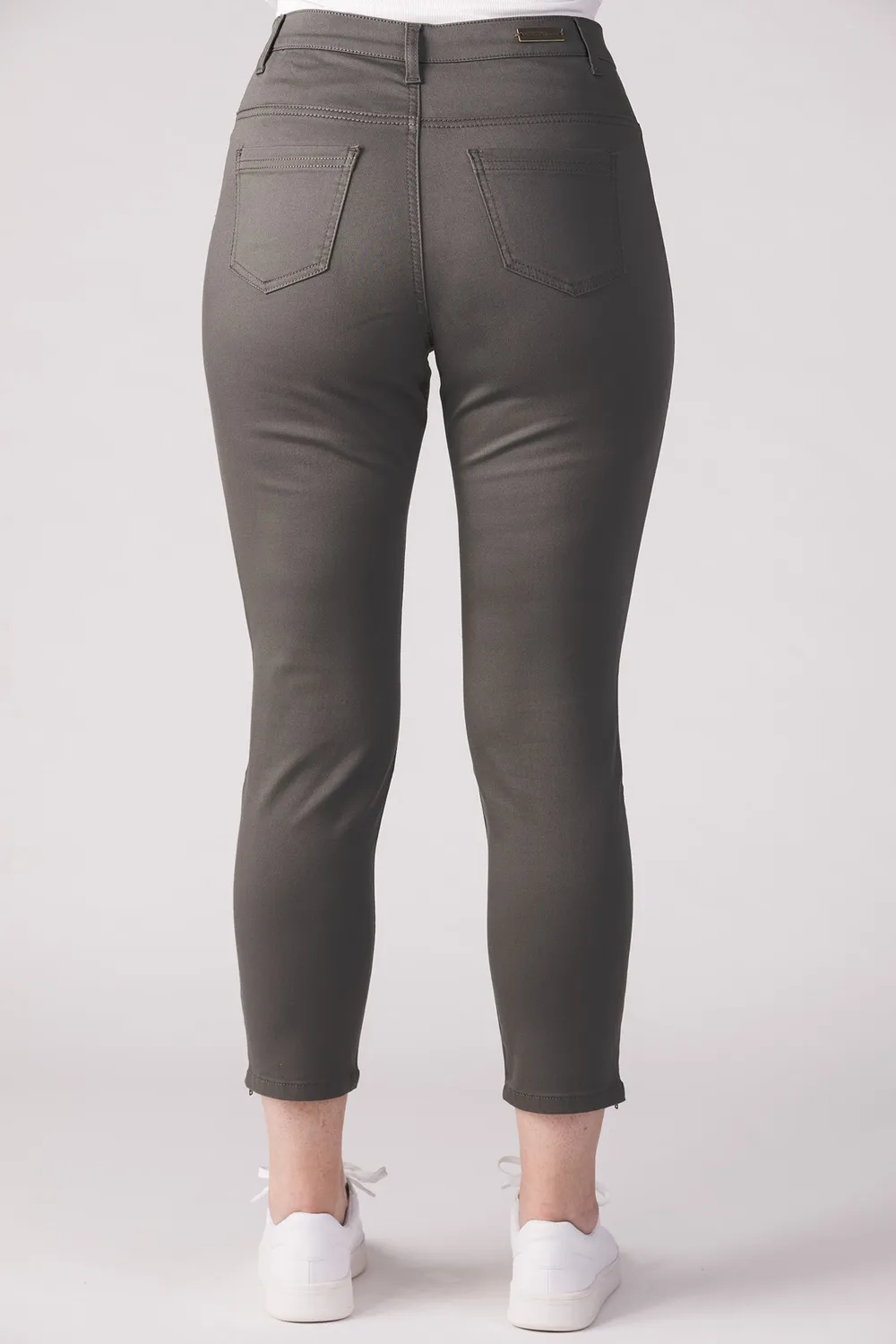 Merrytime 15640-440-41 Super Slim Ankel jeans dusty green
