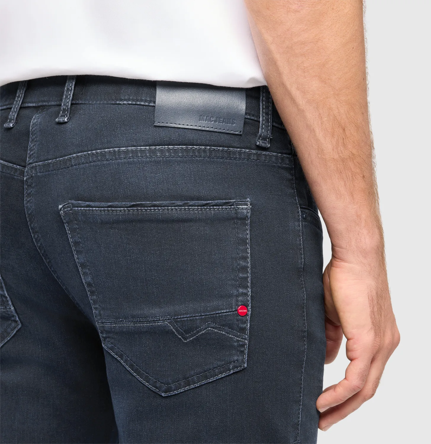 MAC Arne Pipe jeans mørkeblå stretch modern fit