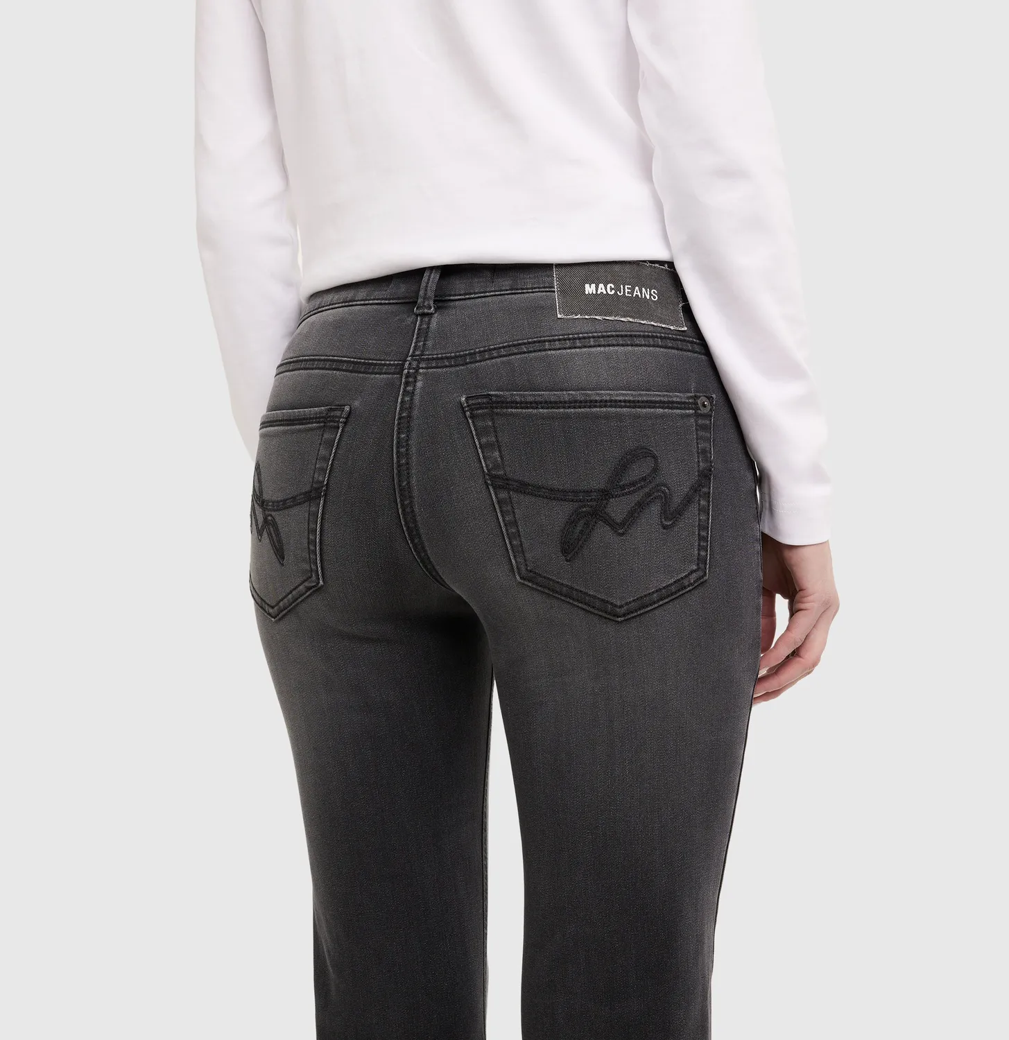 MAC Carrie 5954 jeans grå slim fit