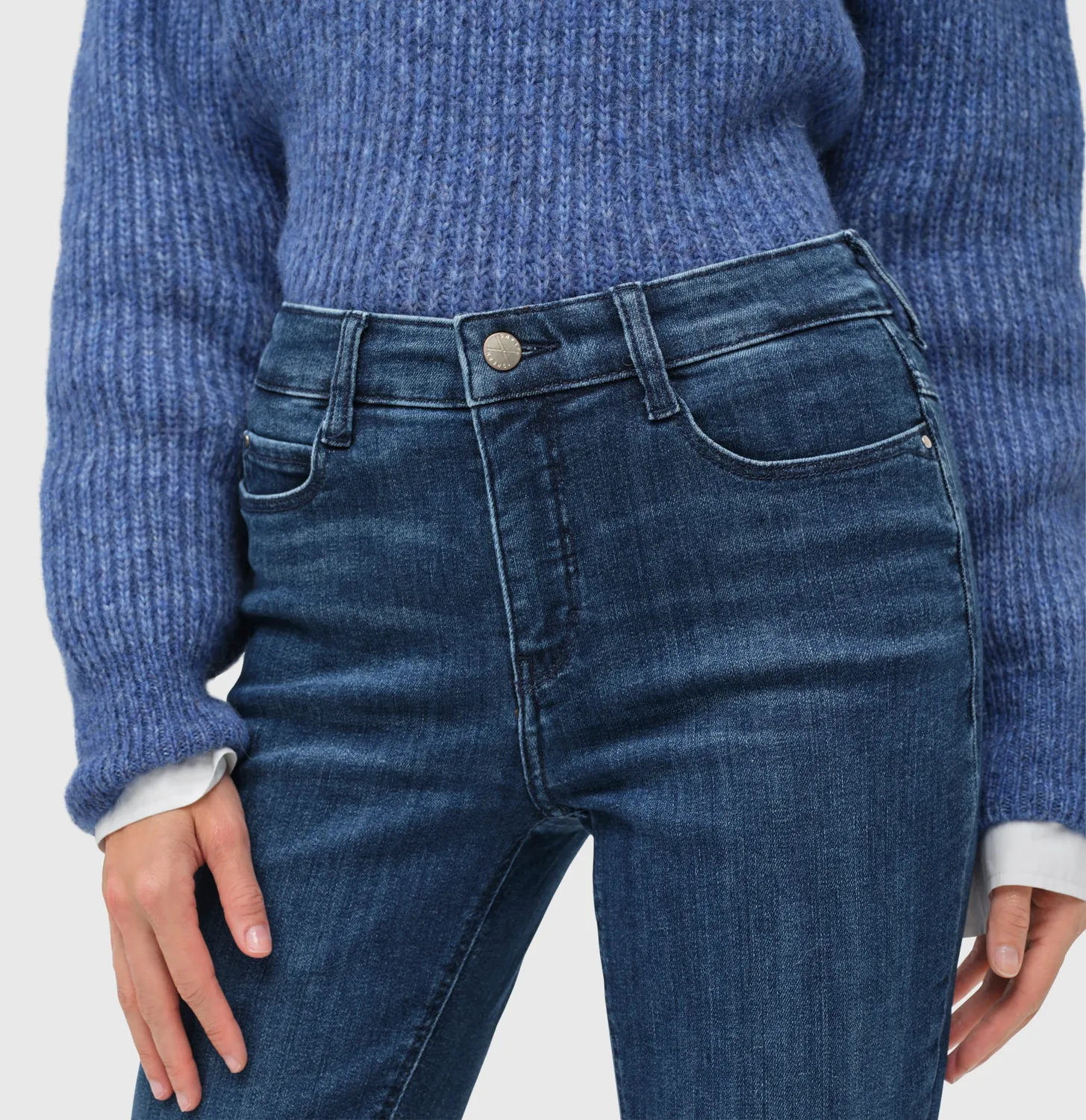 MAC Dream Boot 5429 bootcut jeans mellemblå