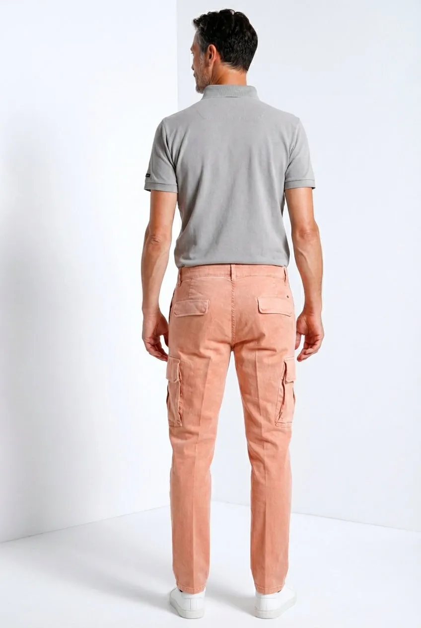 Mason's Leopardi poloskjorte basalto bomuld piqué