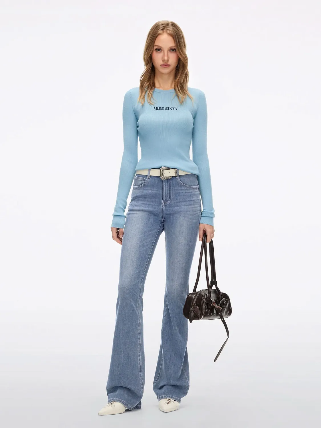 Miss Sixty 6M3JJ2401 flare jeans høj talje med stretch