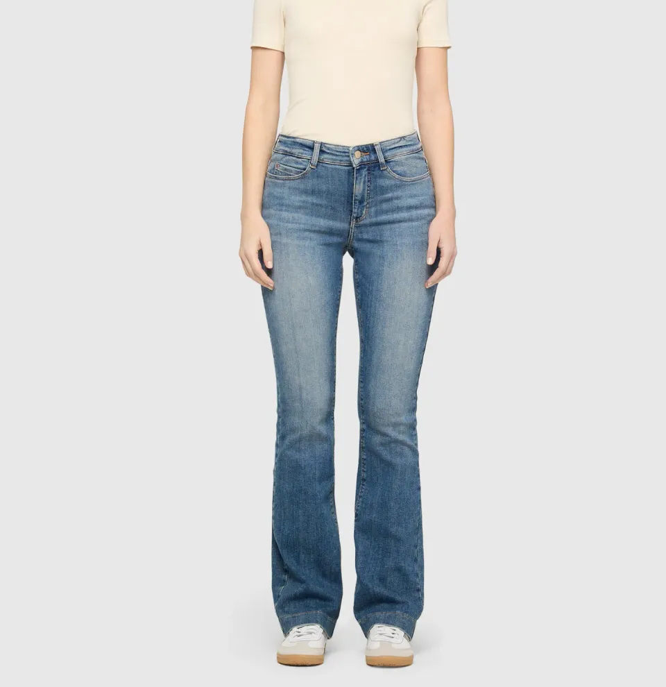 MAC Dream Boot jeans mellemblå bootcut flared
