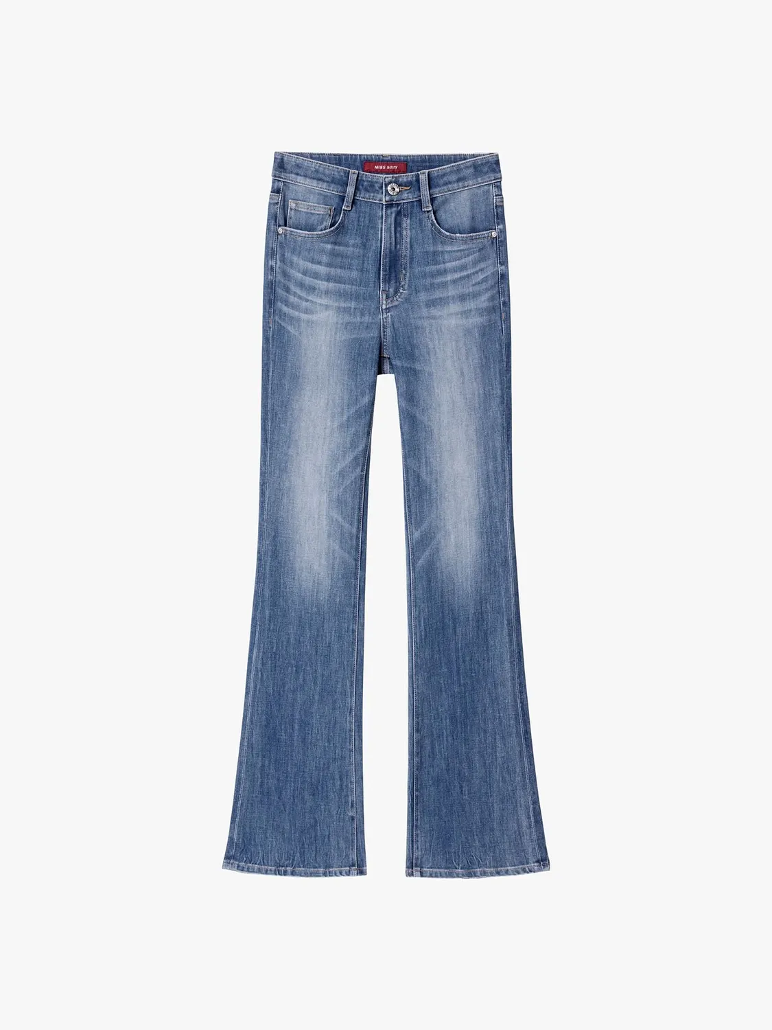 Miss Sixty flare jeans lyseblå stretch høj talje