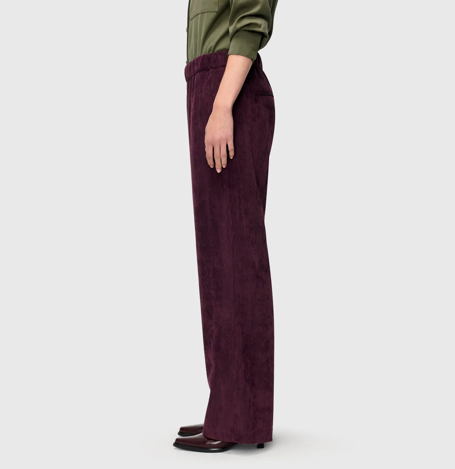 MAC Chiara 3051-00-0410L cordbukser bær wide fit