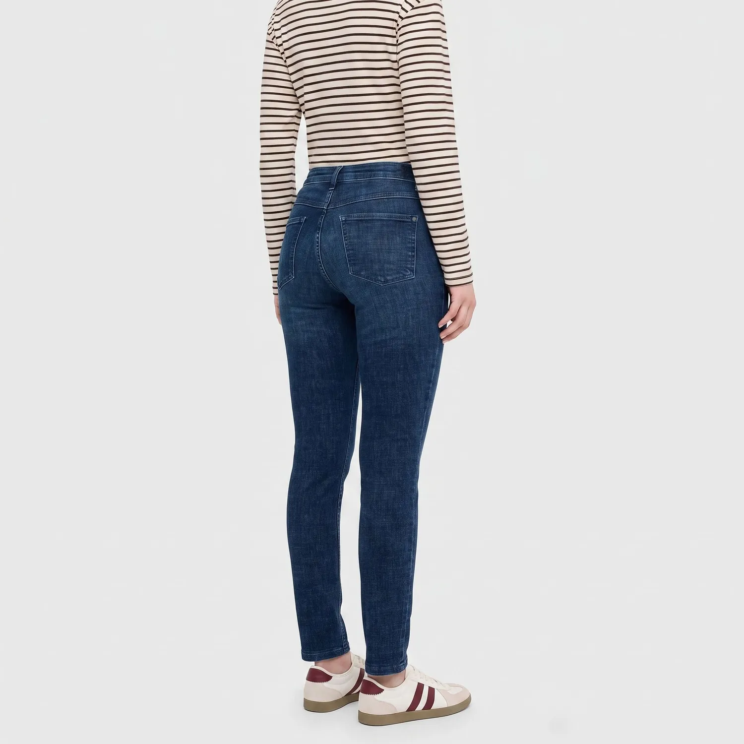 MAC DREAM SKINNY authentic jeans mørkeblå