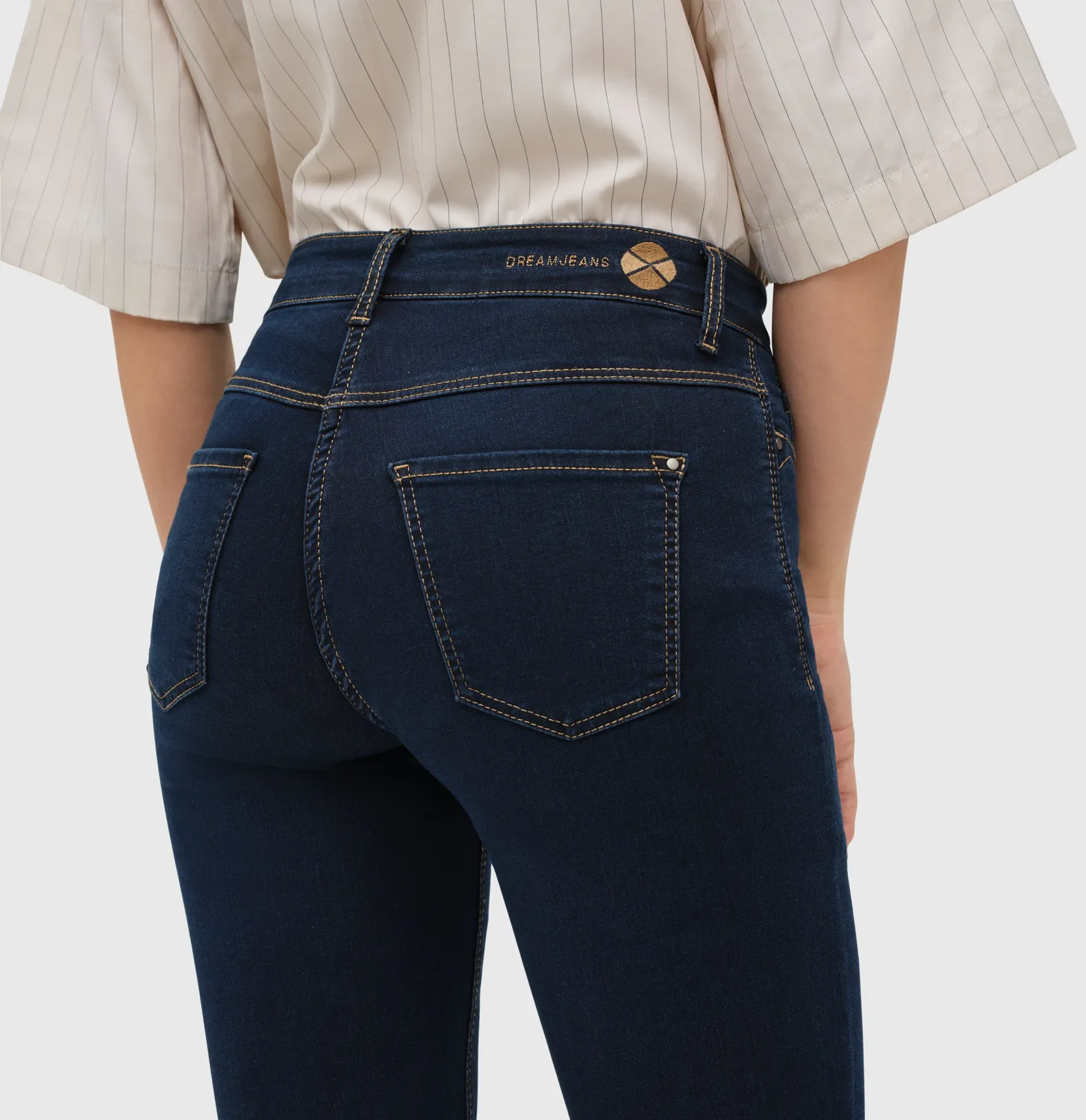 MAC Dream 5401-90-0355L jeans mørkeblå straight
