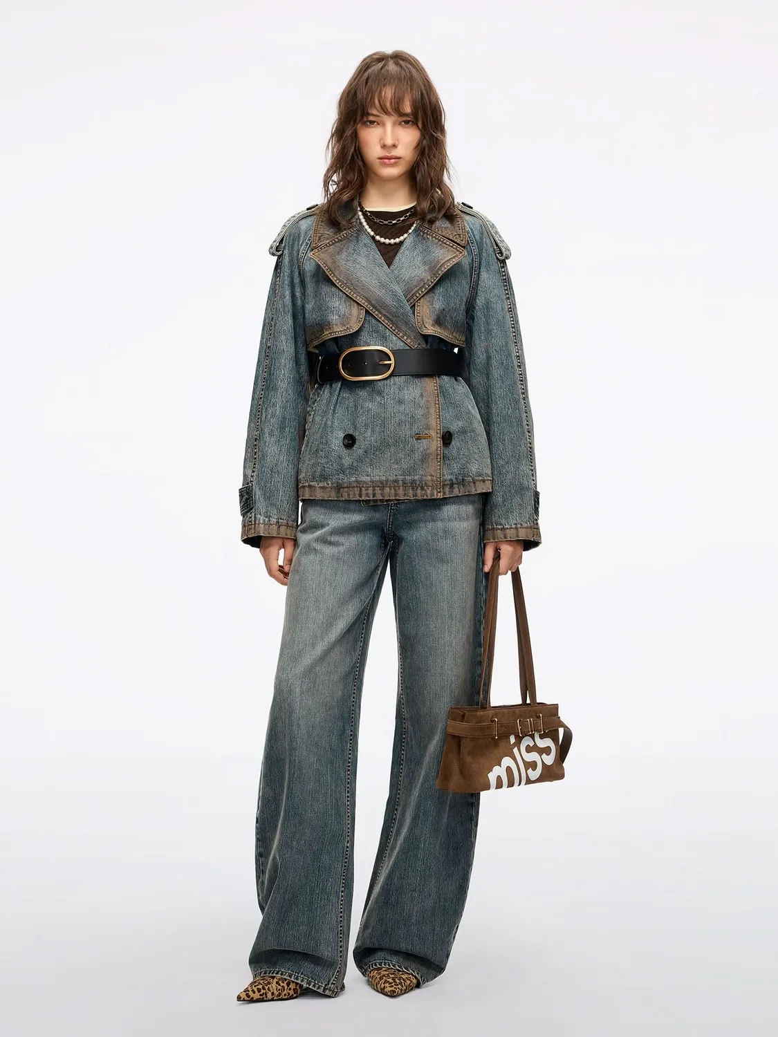 Miss Sixty barrel jeans blå 100% bomuld vedhæng