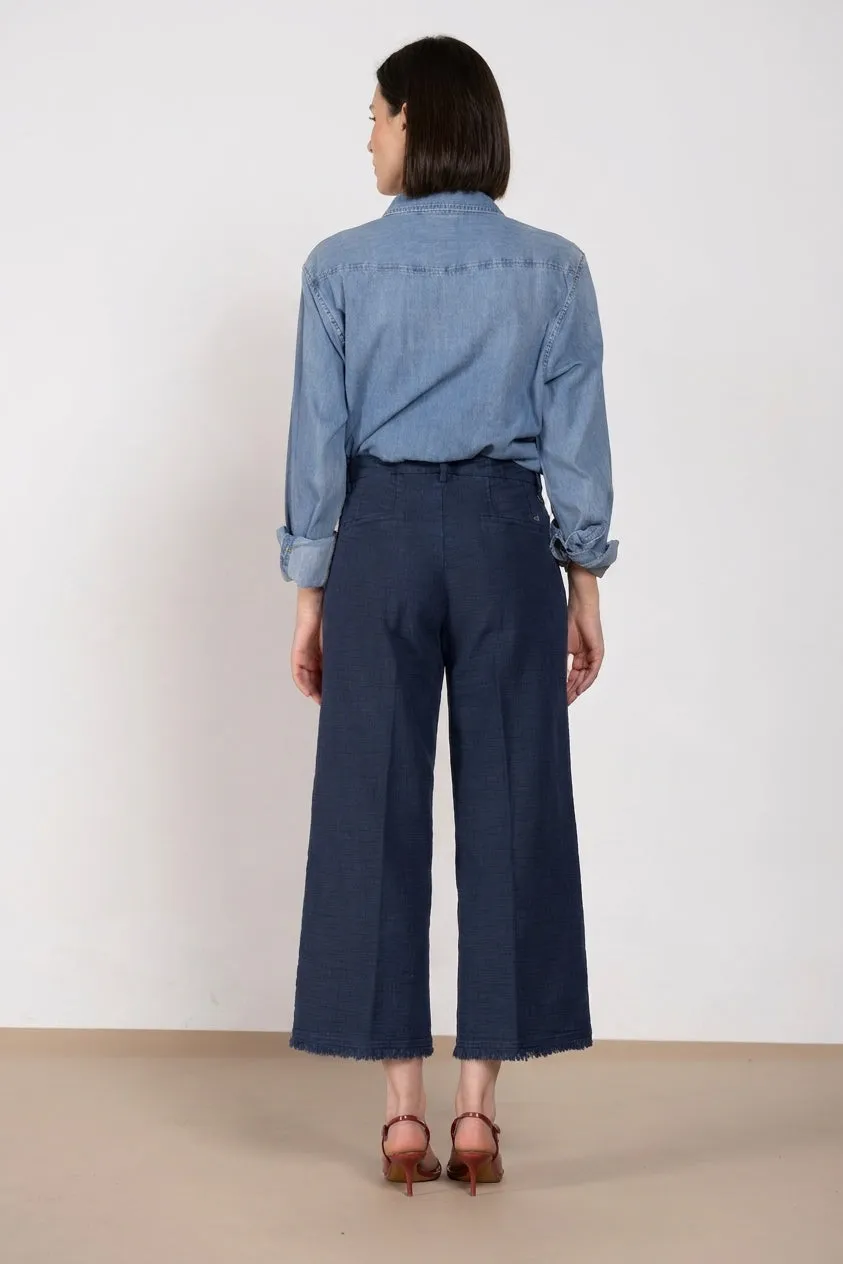 Mason's New York Studio Cropped chinos navy