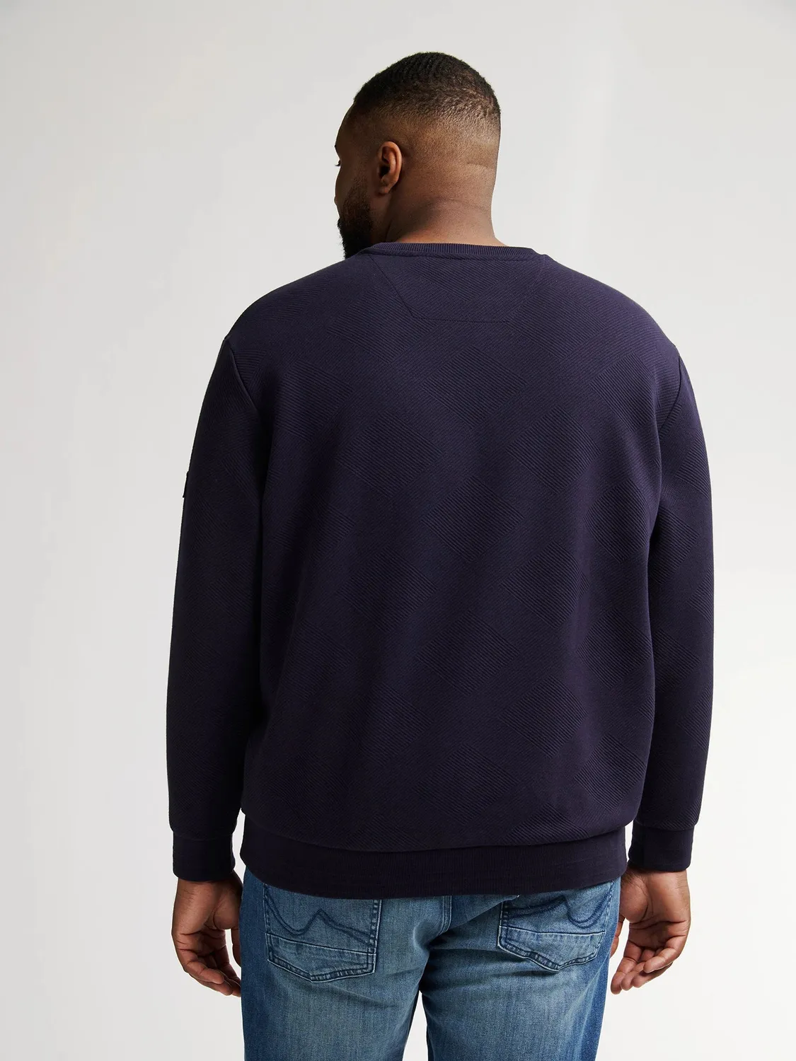 Petrol Industries Leadville plus size sweater rund hals 3XL-6XL